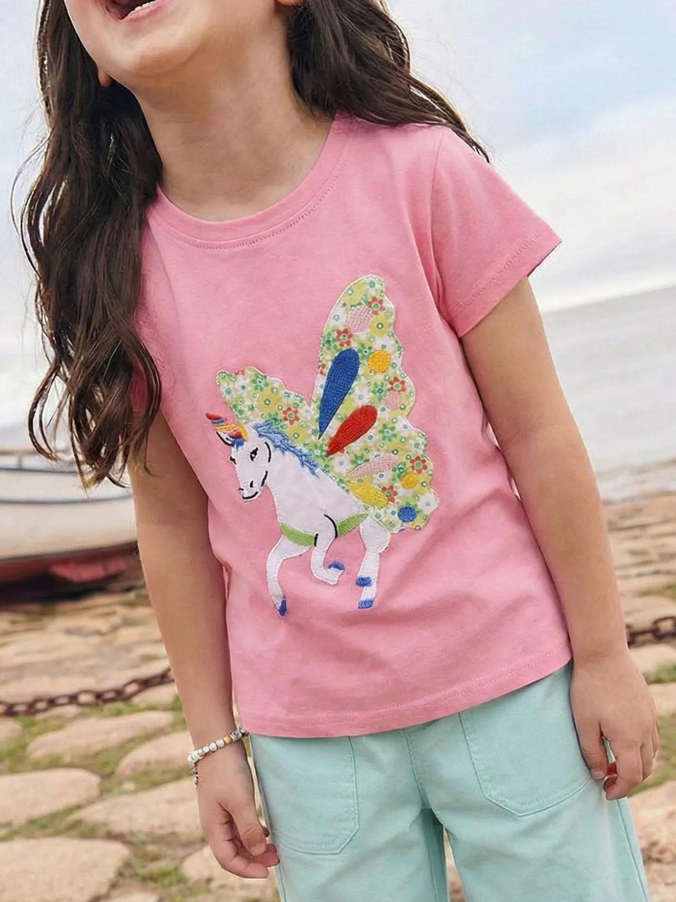 Children's Unicorn Short Sleeve T-Shirt